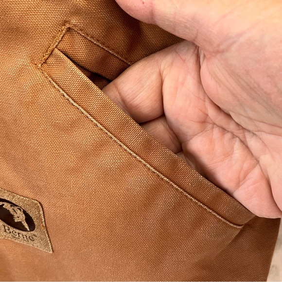 Berne Men’s Duck Canvas Lined Full Zip Detroit Style Jacket Size Medium - Picture 7 of 15